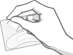 ゆっくりシートを剥がす