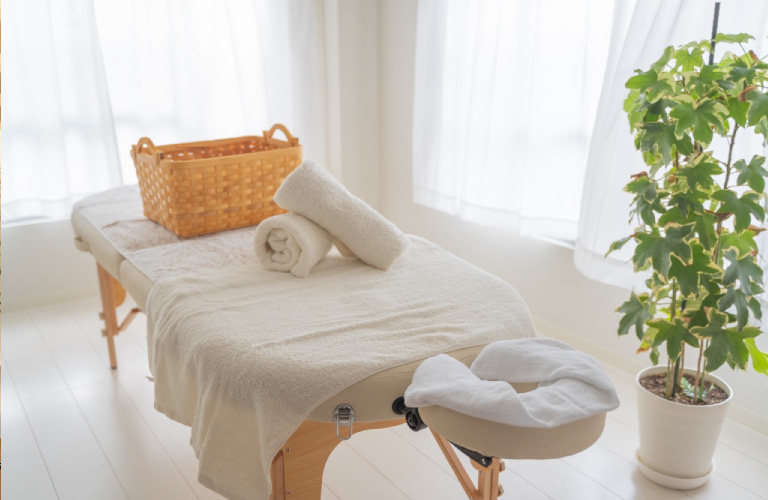 整体院などのリラックス空間